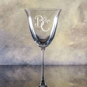 Gracious crystal wine glass